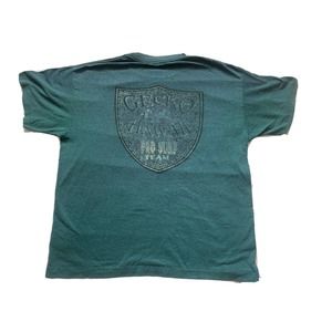 Vintage Gecko Hawaii Large Thin Single Stitch Faded USA Made Surf Team Shirt VTG